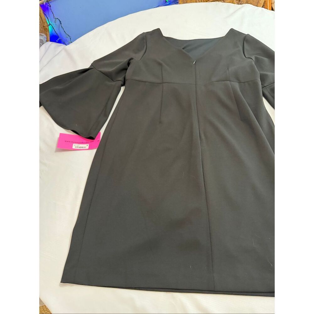 NWT Betsey Johnson Black Bell Sleeve Dress Women’s Plus Size 14W New - Picture 8 of 11